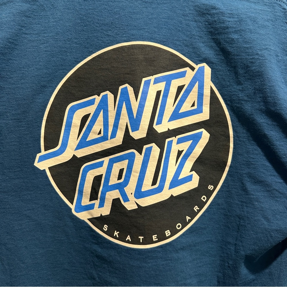 Santa Cruz Skateboards Blue Long Sleeve Shirt - Picture 6 of 6
